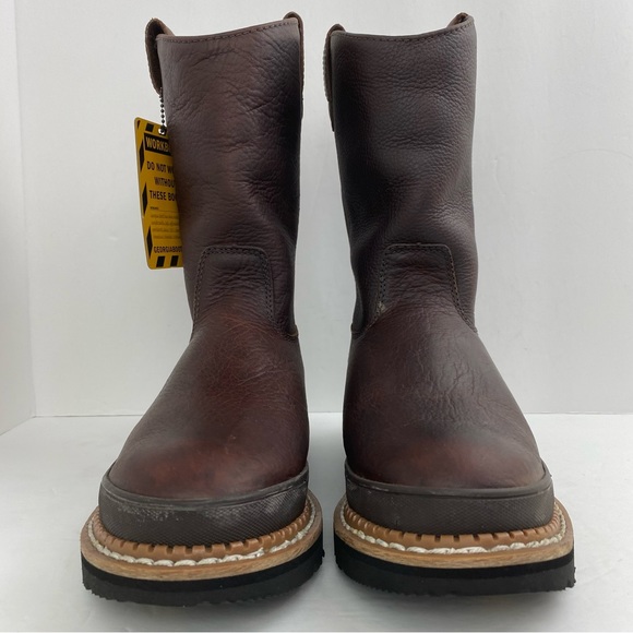 Georgia Boot size 8M Men’s Brown Leather Giant Steel Toe Work Boots main image 7